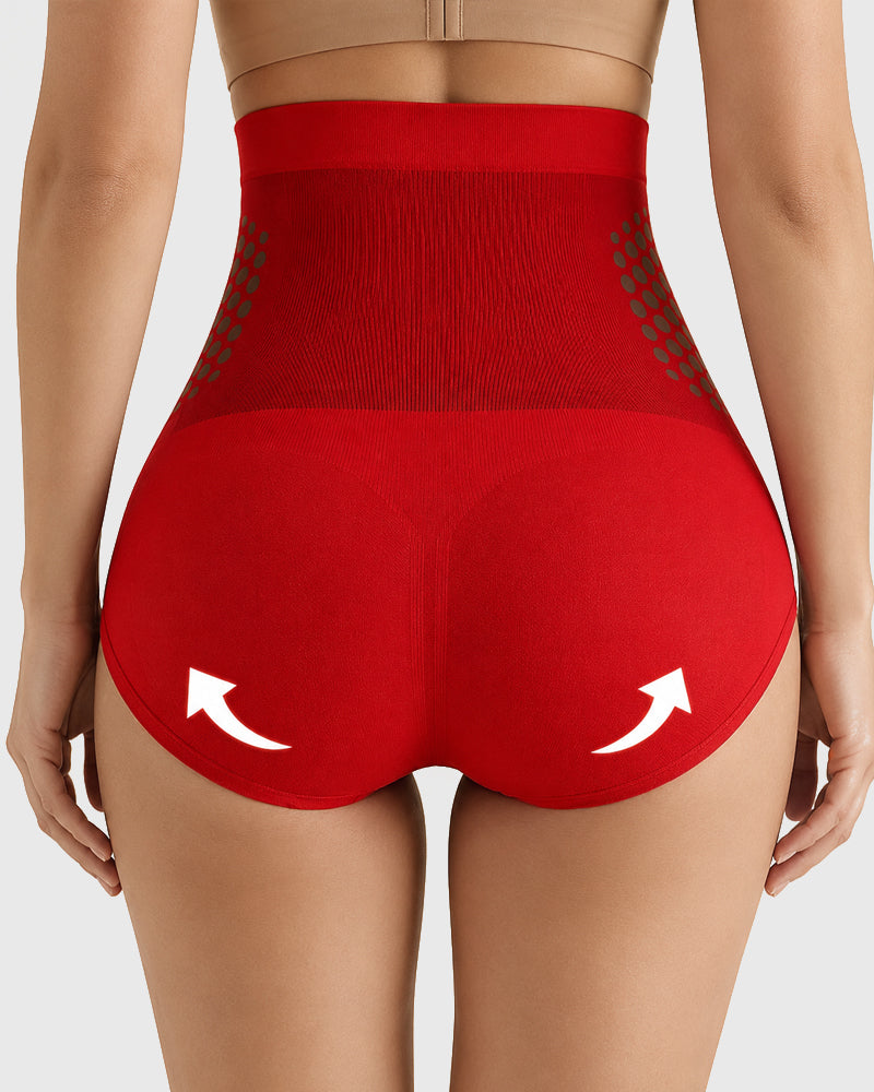 Thermal Tummy-Control High-Waist Breathable Shaping Briefs