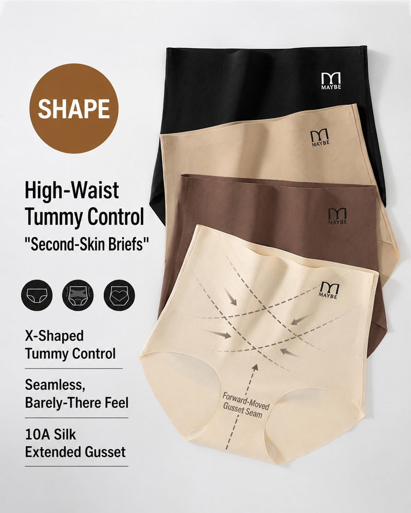 Light Tummy-Control High-Waist X-Shaping Briefs