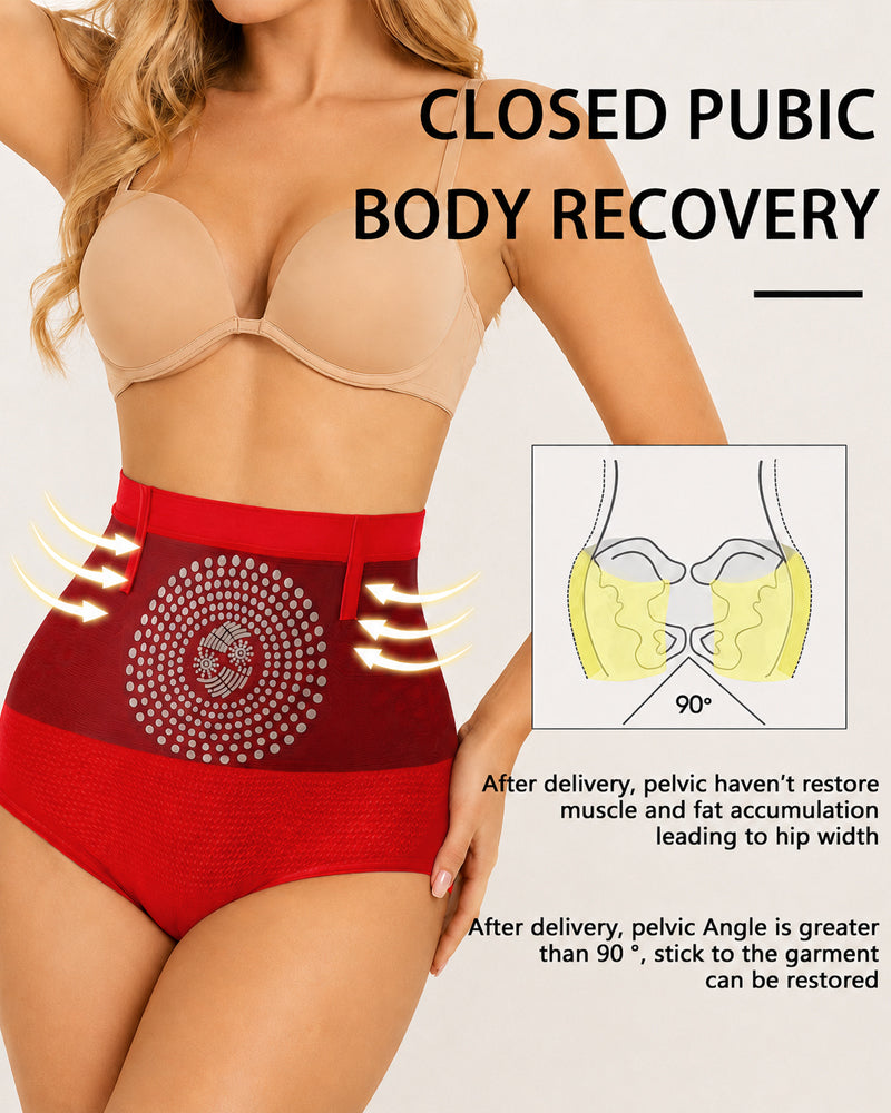 Thermal Tummy-Control High-Waist Breathable Shaping Briefs