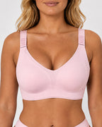 V Neck Wireless Seamless Comfort Bra