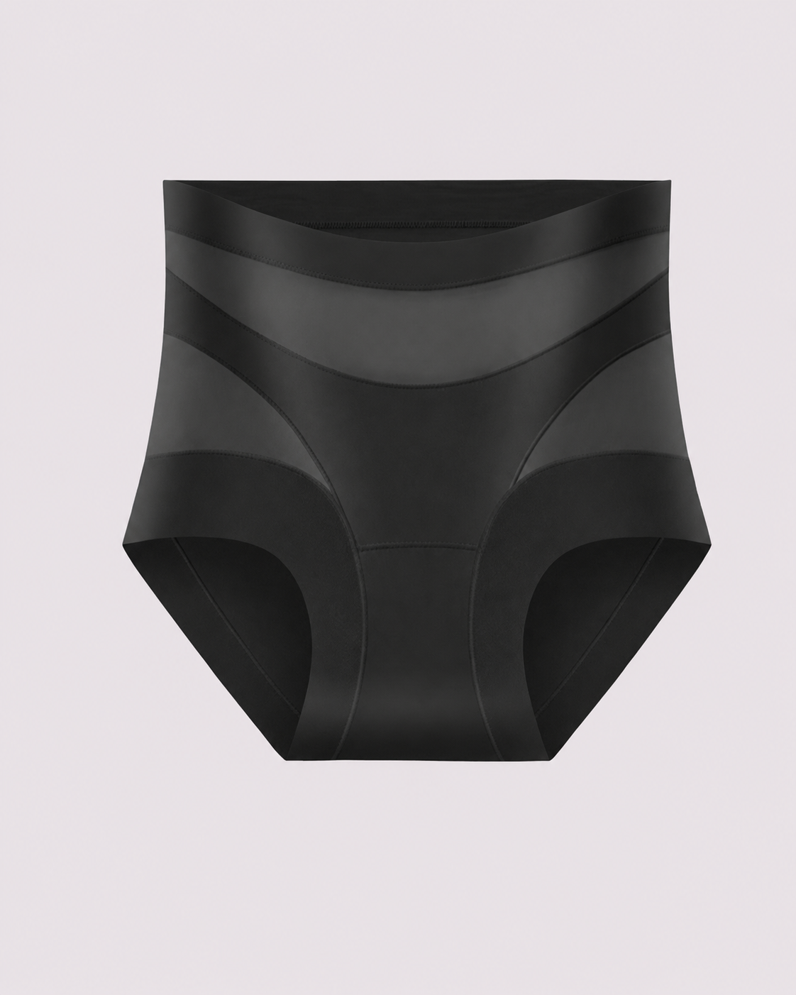 Sculpting High-Rise Sheer Panel Control Briefs