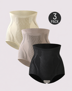 Breathable High-Waist Support Compression Briefs