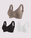 Wireless Lift Wide-Strap Seamless Support Bra