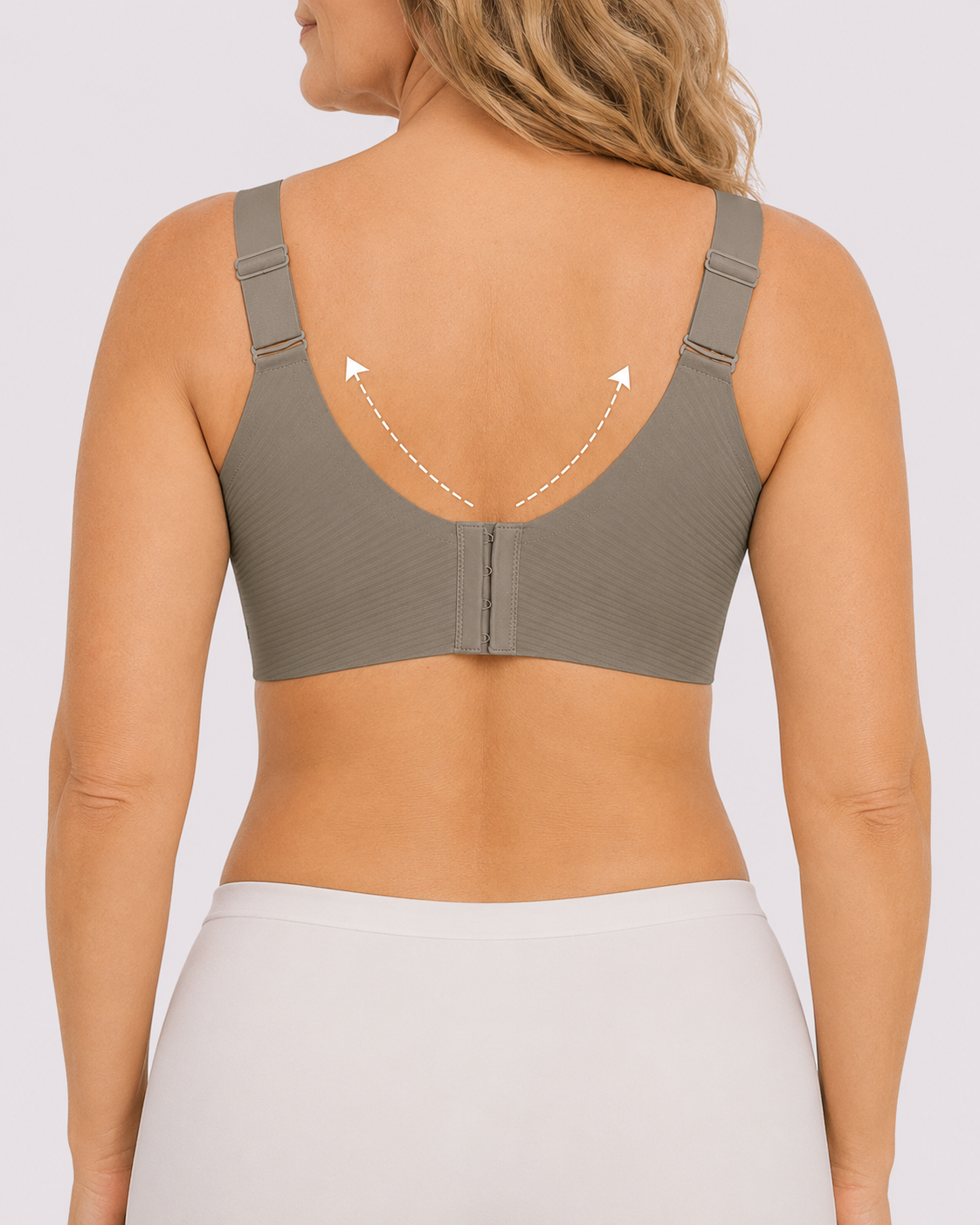 Wireless Lift Wide-Strap Seamless Support Bra Secondary image