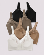 Wireless Lift Wide-Strap Seamless Support Bra