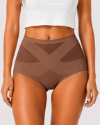Tummy Control Cross-Compression Seamless Briefs