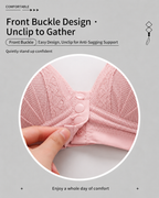 Front-Close Full Cup Wire-Free Seamless Bra