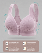 Front-Close Full Cup Wire-Free Seamless Bra