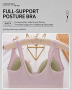 Front-Close Full Cup Wire-Free Seamless Bra