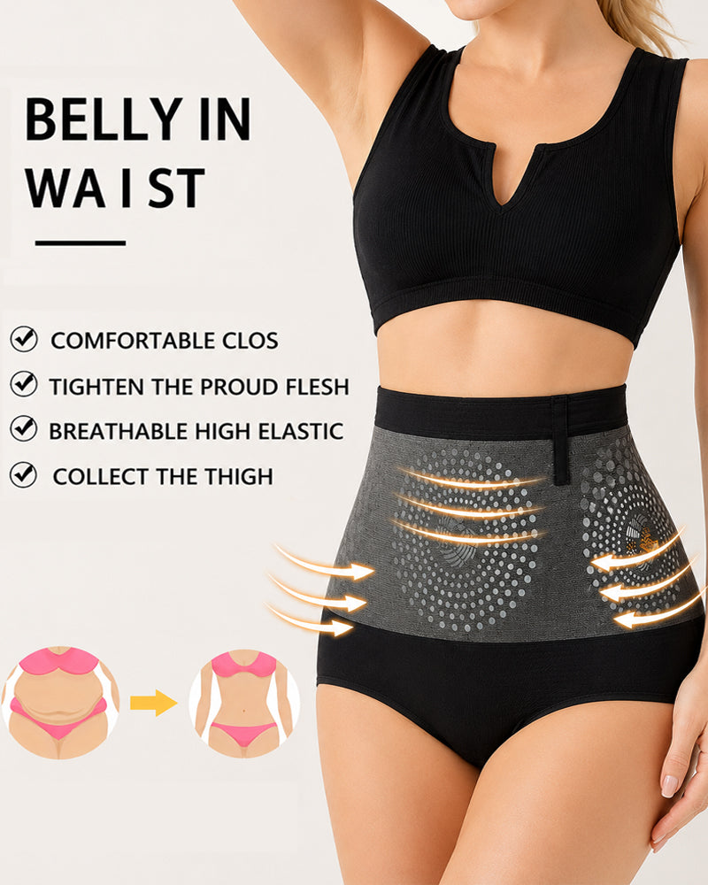 Thermal Tummy-Control High-Waist Breathable Shaping Briefs
