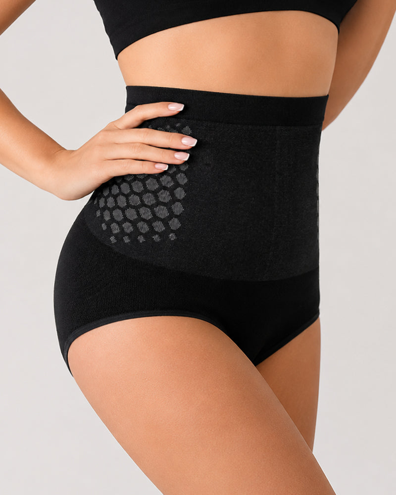 Thermal Tummy-Control High-Waist Breathable Shaping Briefs
