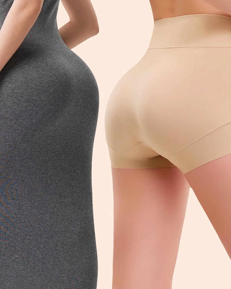 Tummy-Control X-Compression High-Waist Seamless Shaper Shorts