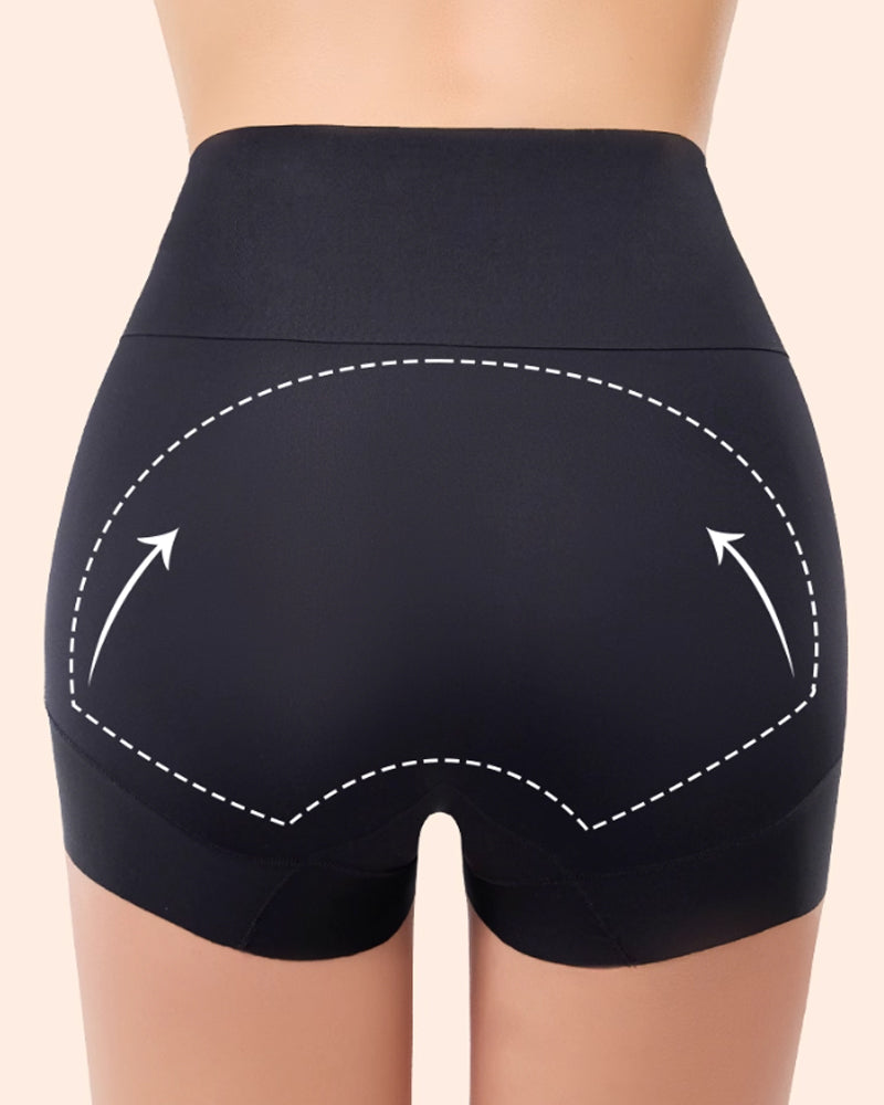 Tummy-Control X-Compression High-Waist Seamless Shaper Shorts