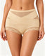 Tummy-Smoothing Crossover Mesh Lace Shaping Boyshorts