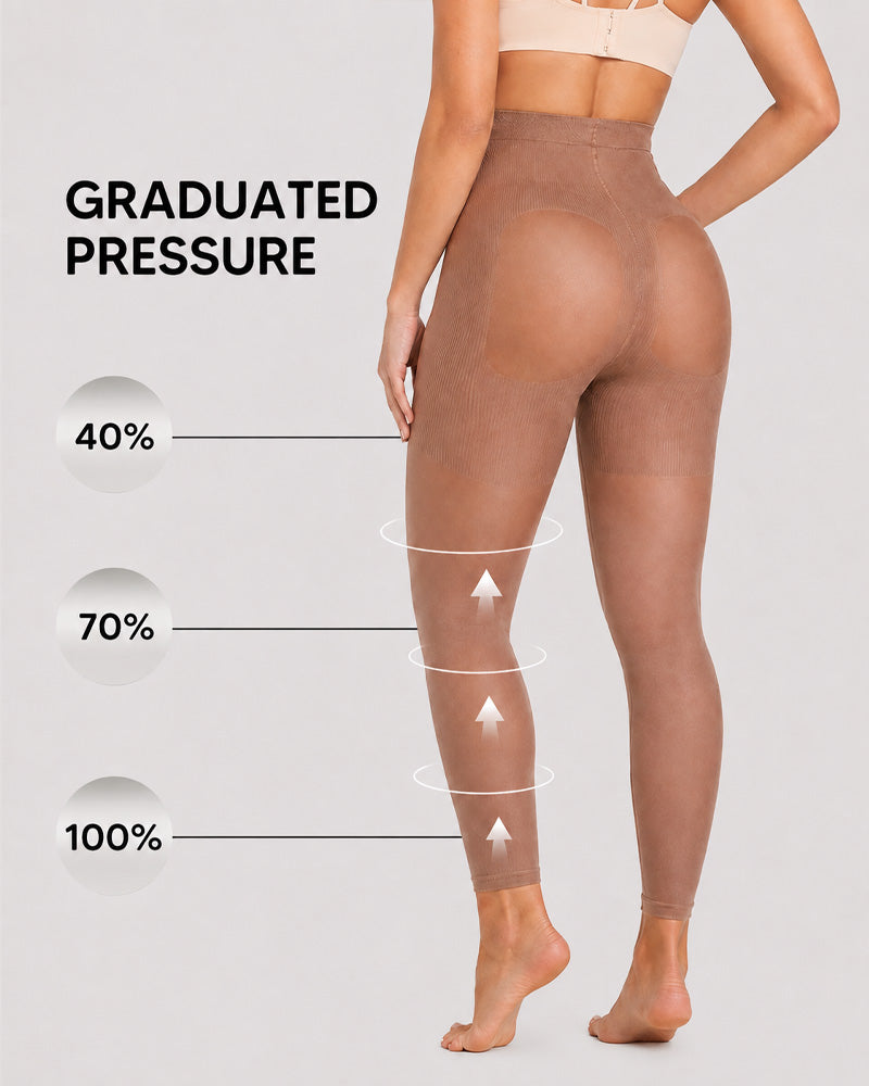Women's Seamless Elastic Compression Pantyhose