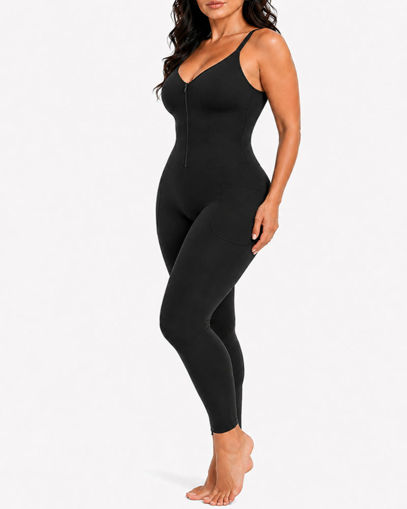 Front Zipper Tummy Control Easy-to-Wear Body Shaper