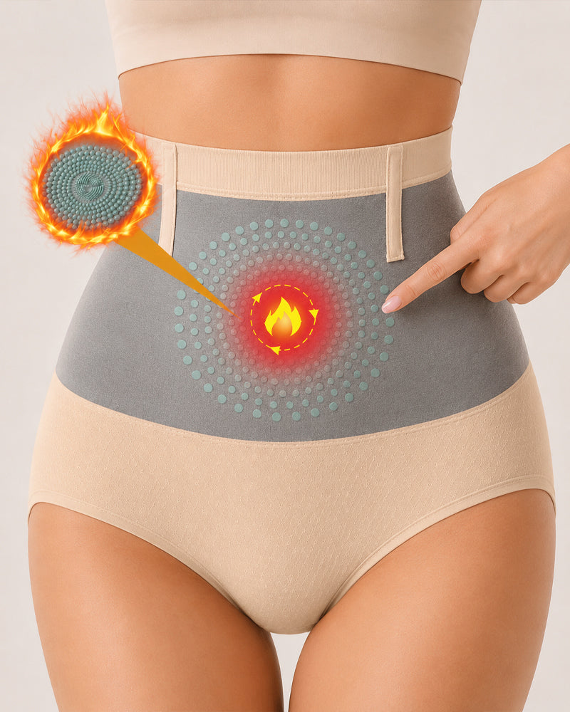 Thermal Tummy-Control High-Waist Breathable Shaping Briefs