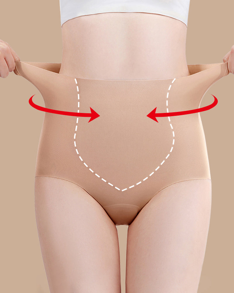 Tummy-Flattening High-Waist Seamless Sculpting Briefs Main image