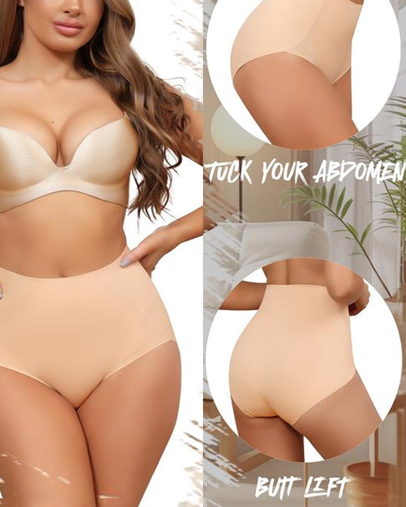 Butt-Lifting Double-Layer High-Waist Shaping Panties
