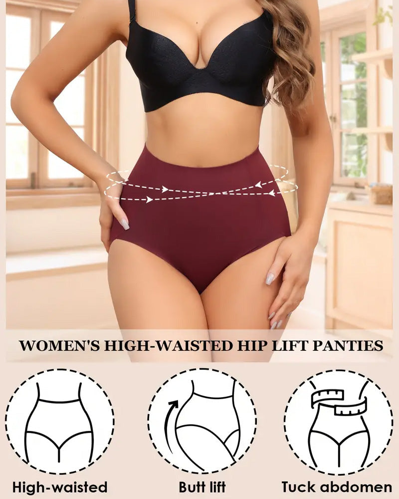 Butt-Lifting Double-Layer High-Waist Shaping Panties